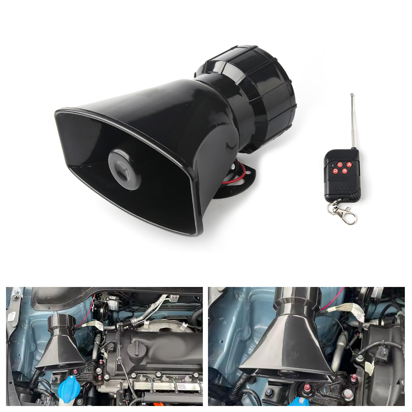 Emergency Whistle Loud - 12V Speaker 130dB Wireless Electronic Siren