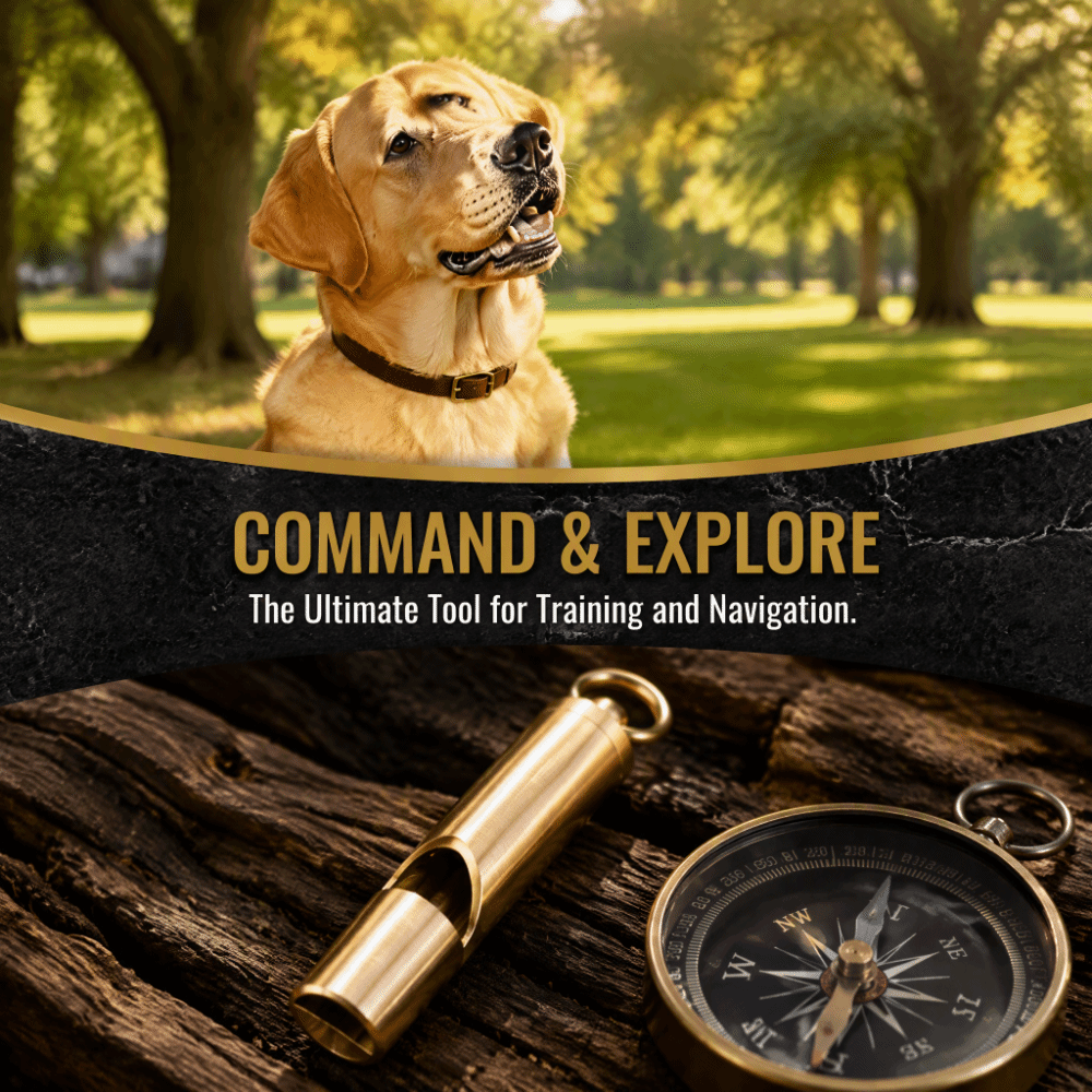 3pcs Aluminium Alloy Dog Train - Emergency Whistle Loud recension och pris