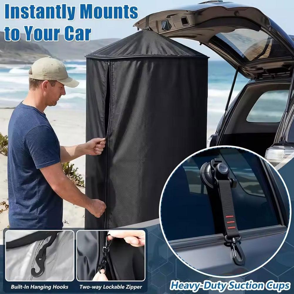 Portable Camping Shower Changi - Emergency Mylar Tent recension och pris