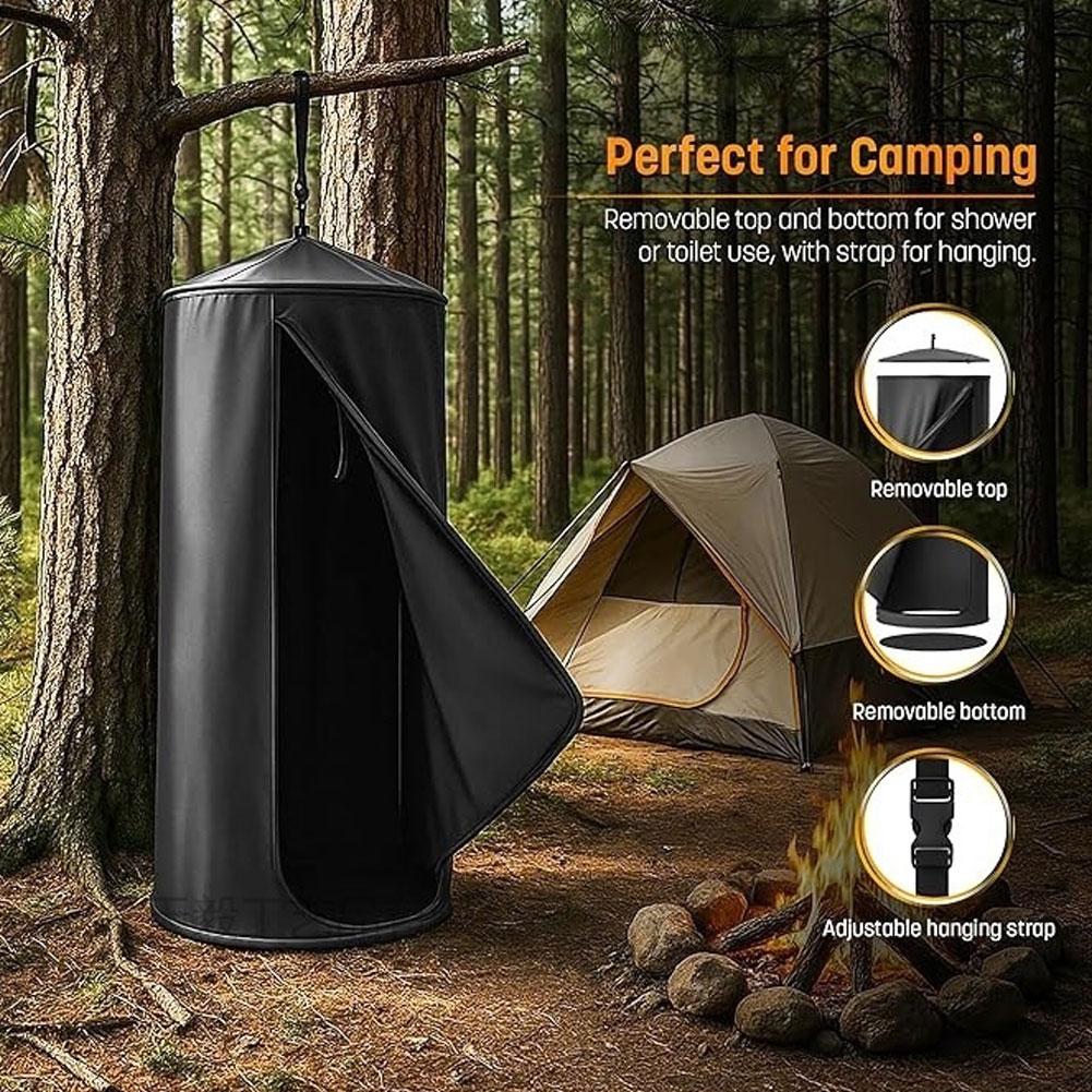 Portable Camping Shower Changi - Emergency Mylar Tent recension och pris