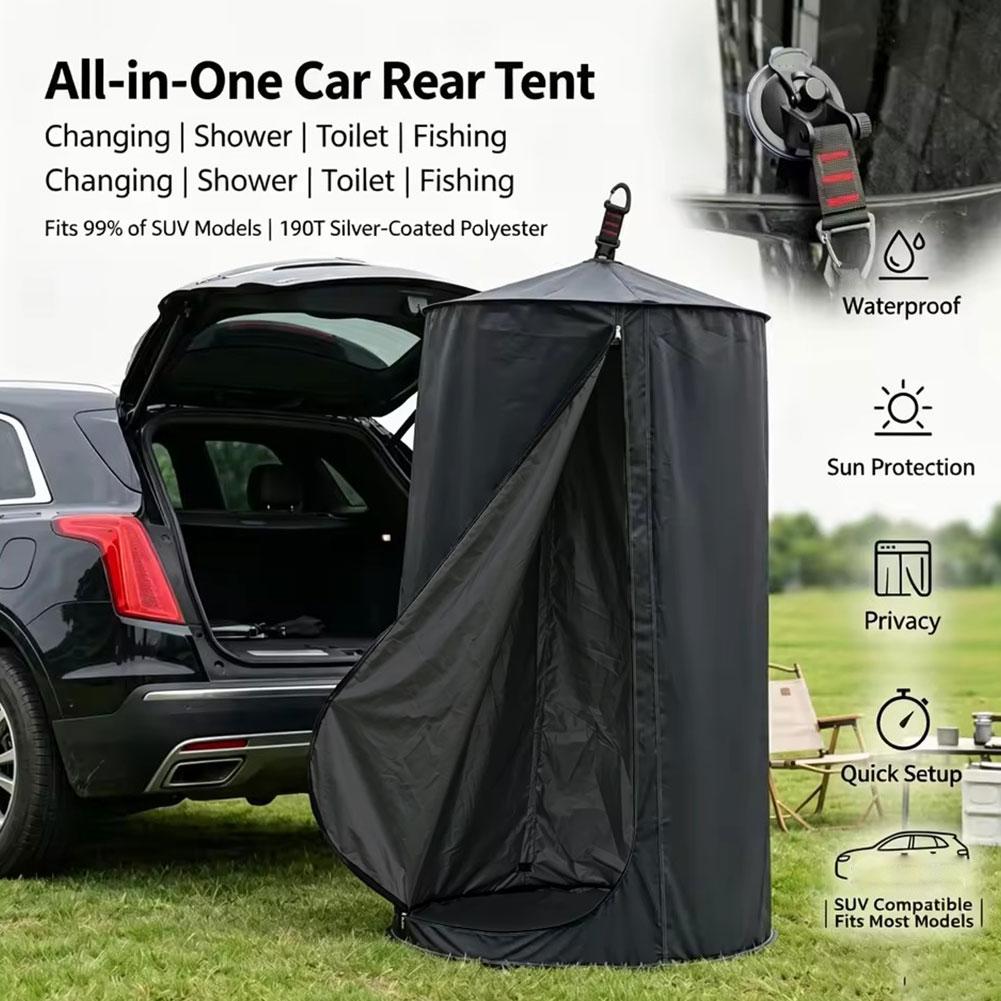 Portable Camping Shower Changi - Emergency Mylar Tent recension och pris